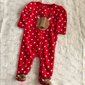 Christmas reindeer onesie